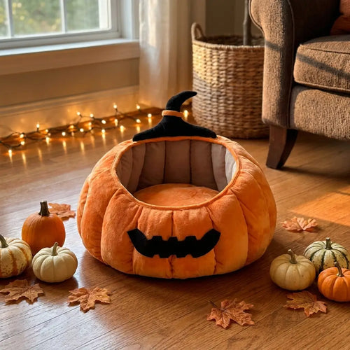 Pumpkin Cat Bed